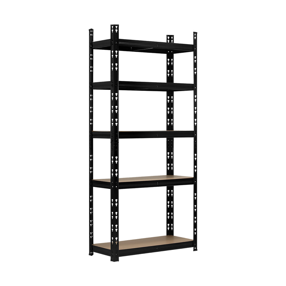 Sharptoo 3x Warehouse Storage Rack 5-tier 1.5m Black