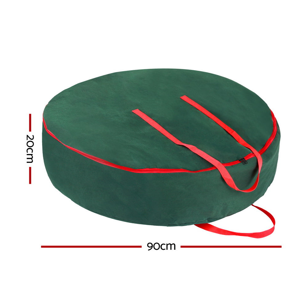 Christmas Organiser Storage Bag for Wreaths and Ornaments - Jingle Jollys