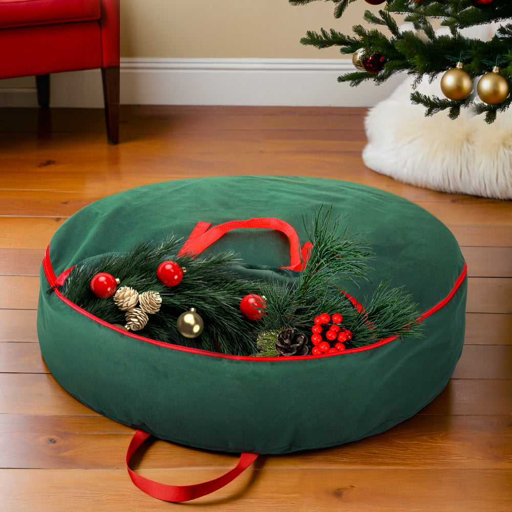 Christmas Organiser Storage Bag for Wreaths and Ornaments - Jingle Jollys