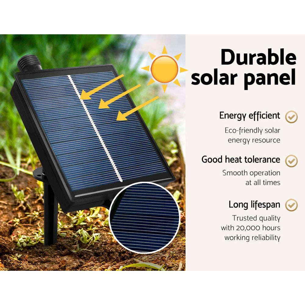 7ft Solar-Powered LED Christmas Tree with 480 Warm White Lights