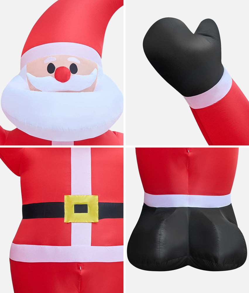 Tinseltown Christmas Inflatable 5M Santa Claus with LED Light