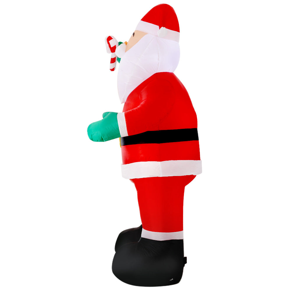 Giant Inflatable Santa Claus for Christmas - 3M LED Holiday Decoration