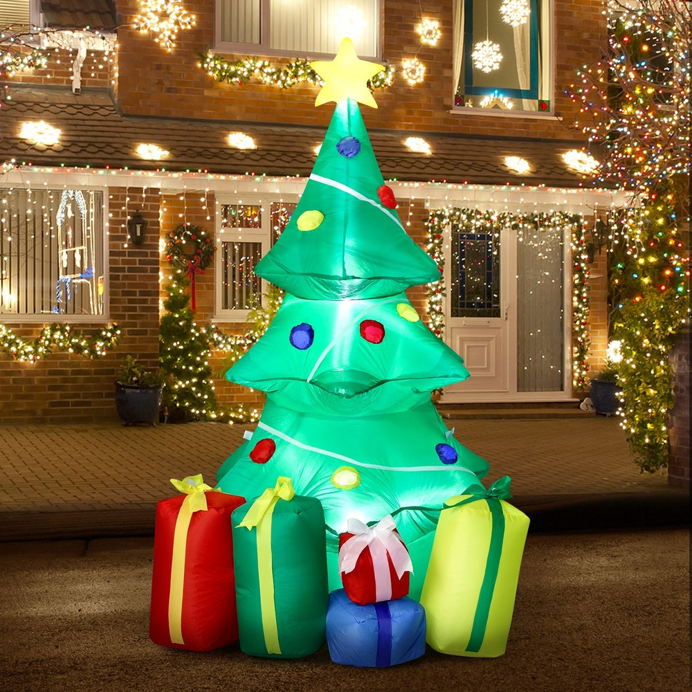 Tinseltown Christmas Tree Inflatable with LED Lights