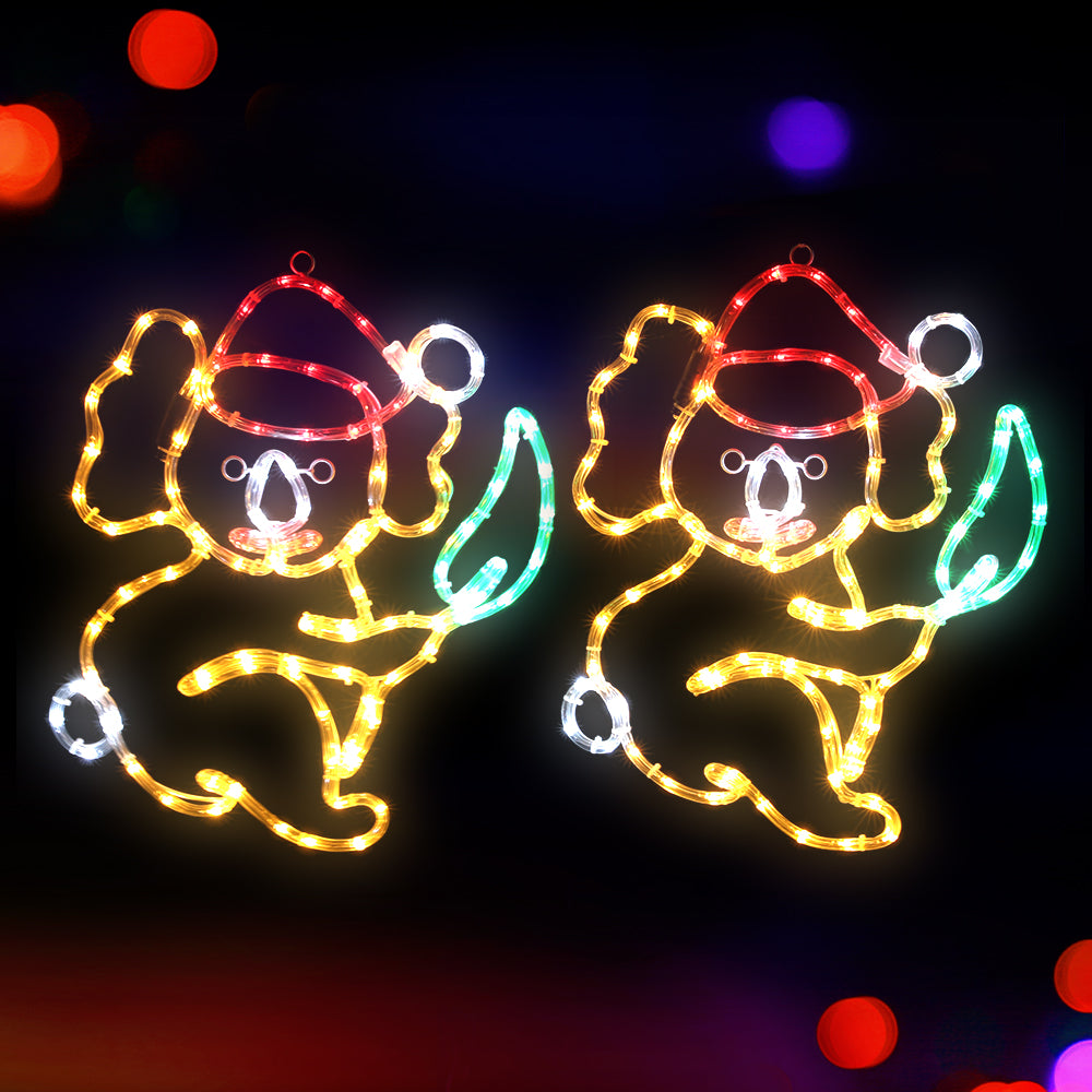 Jingle Jollys 216 LED Outdoor Christmas Rope Lights - 0.48M Festive Decoration