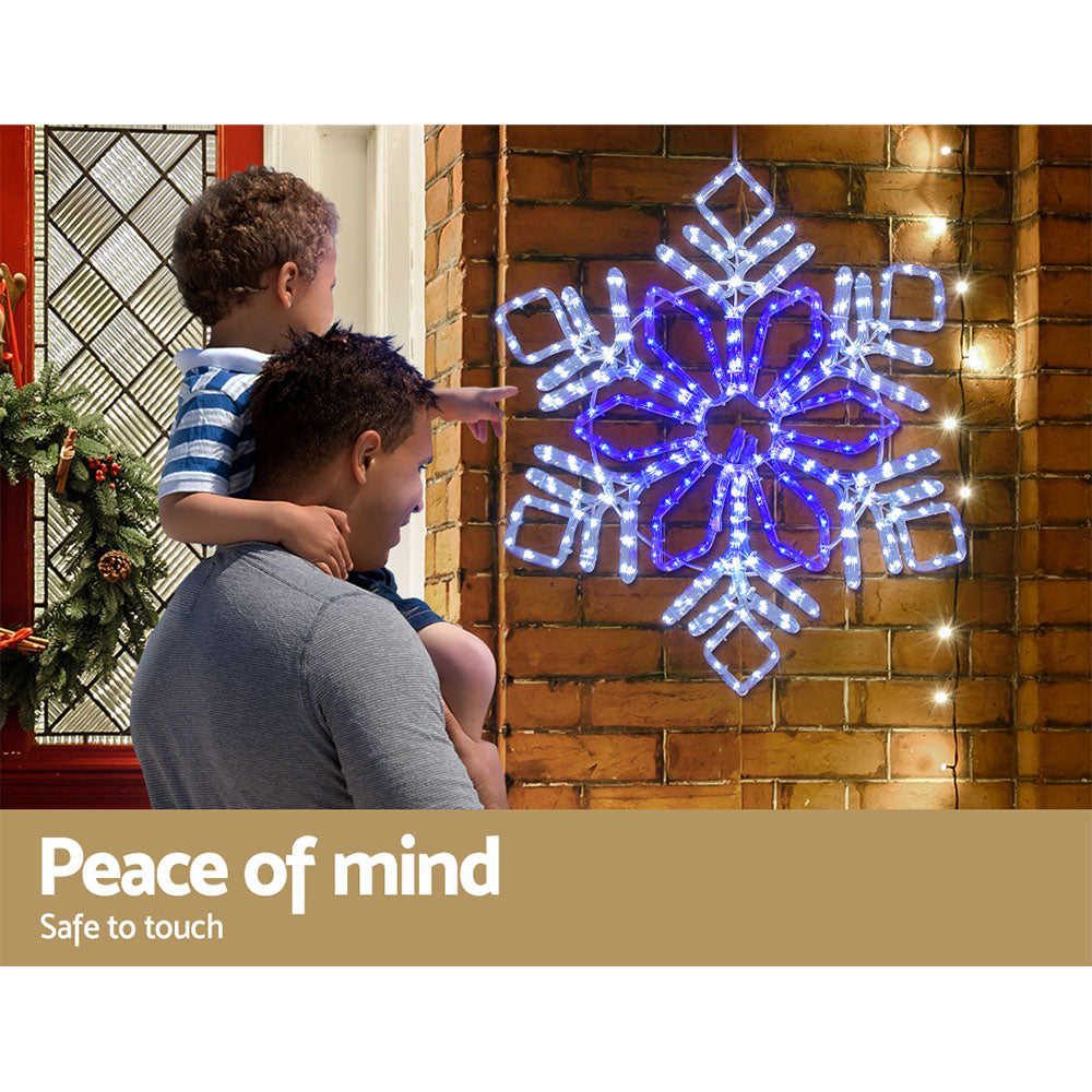 304 LED Snowflake Christmas Lights - Jingle Jollys Festive Decor