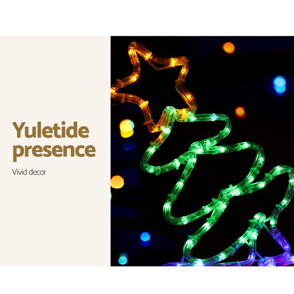 Magical 2.1M LED Train Motif Christmas Lights - Jingle Jollys Holiday Decor