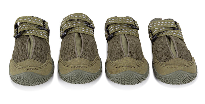Whinhyepet Outdoor Adventure Dog Shoes - Green, Size 7-1962324869953753092