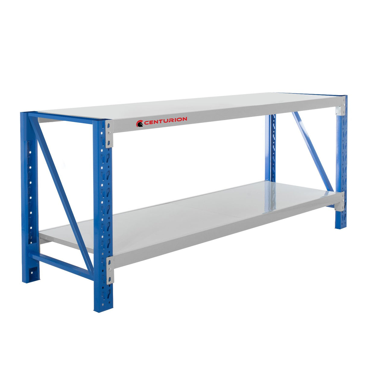 Centurion 2 Layers Work Bench 2m 400kg - Grey Blue