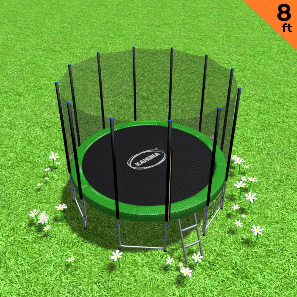 Kahuna Blizzard 8 ft Trampoline Green