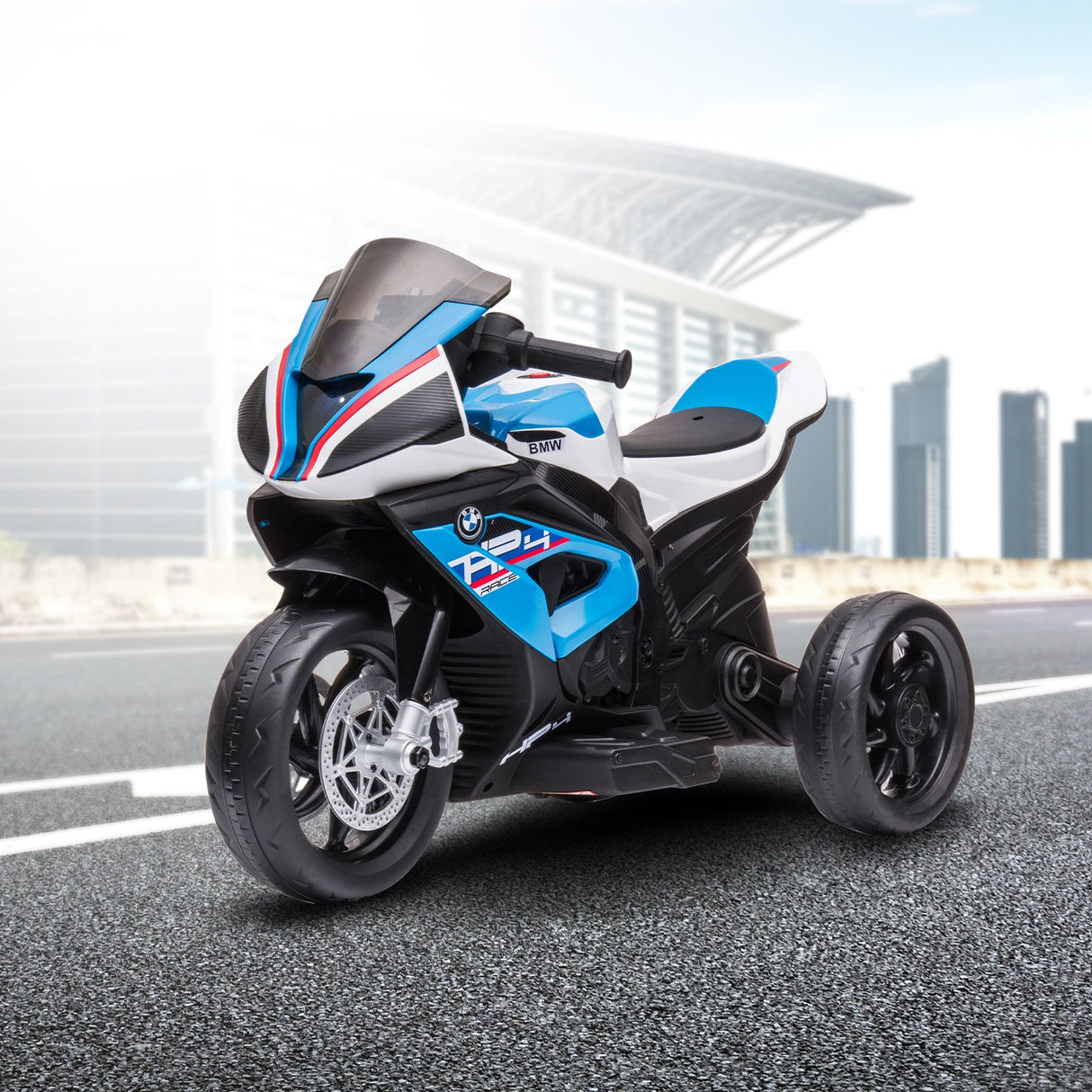 BMW HP4 Race Kids Toy Electric Ride On Motorcycle - Blue