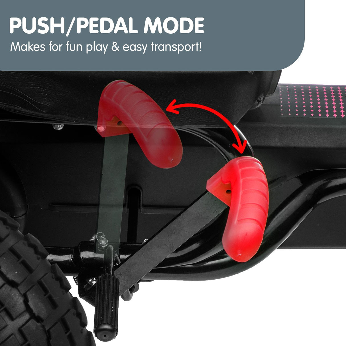 Kahuna G18 Kids Ride On Pedal Powered Go Kart Racing Style - Red