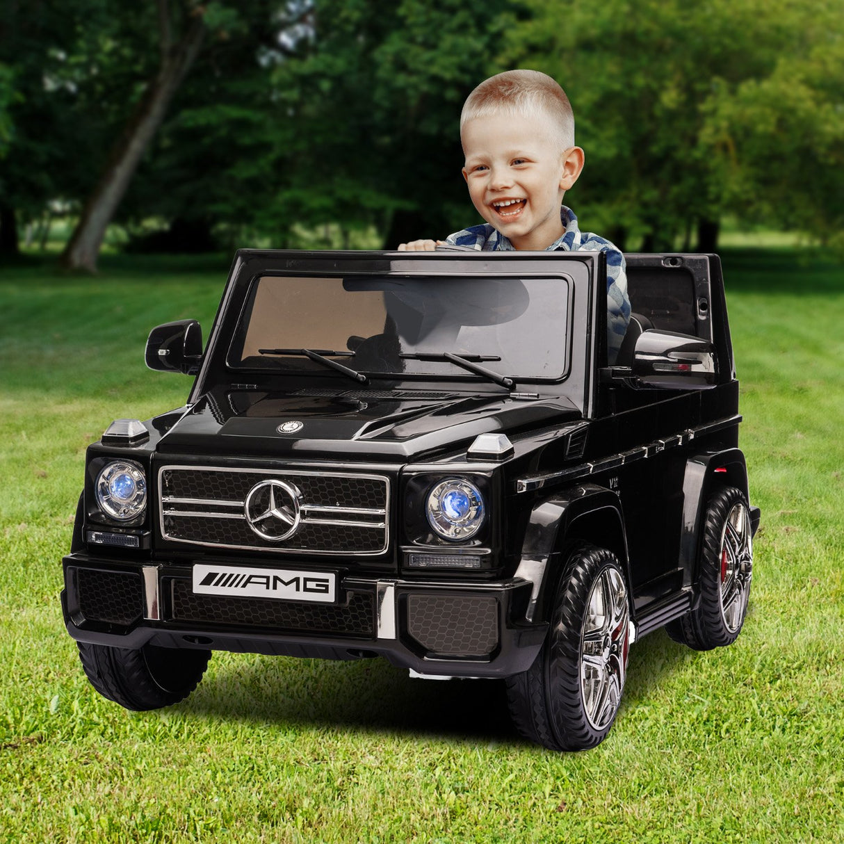 Mercedes Benz AMG G65 Licensed Kids Ride On Electric Car - Black