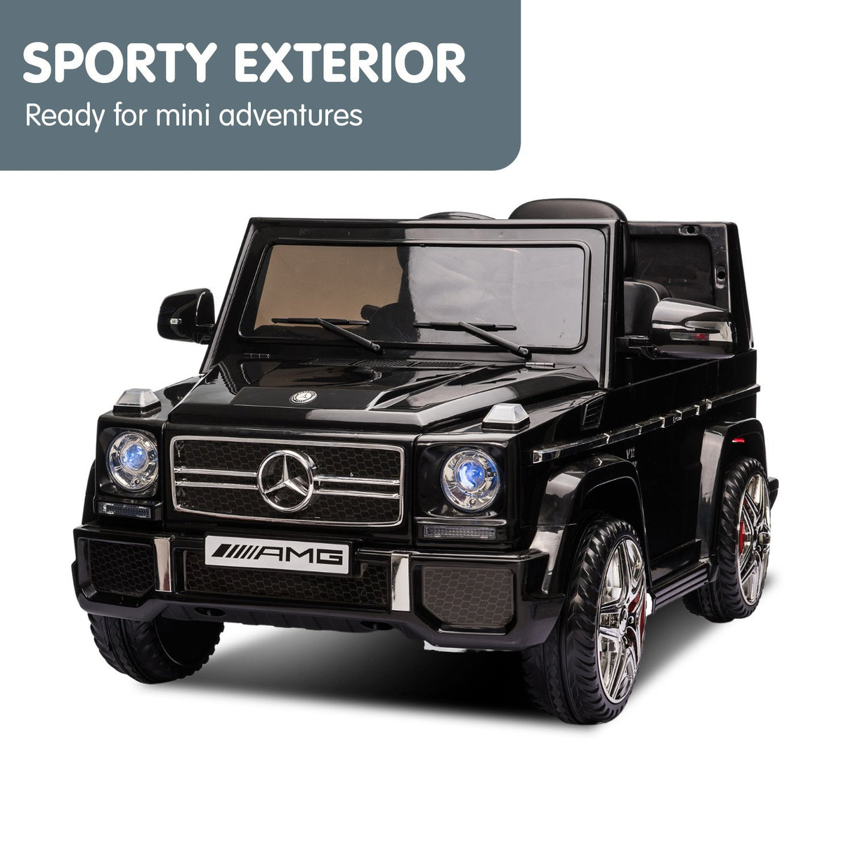 Mercedes Benz AMG G65 Licensed Kids Ride On Electric Car - Black