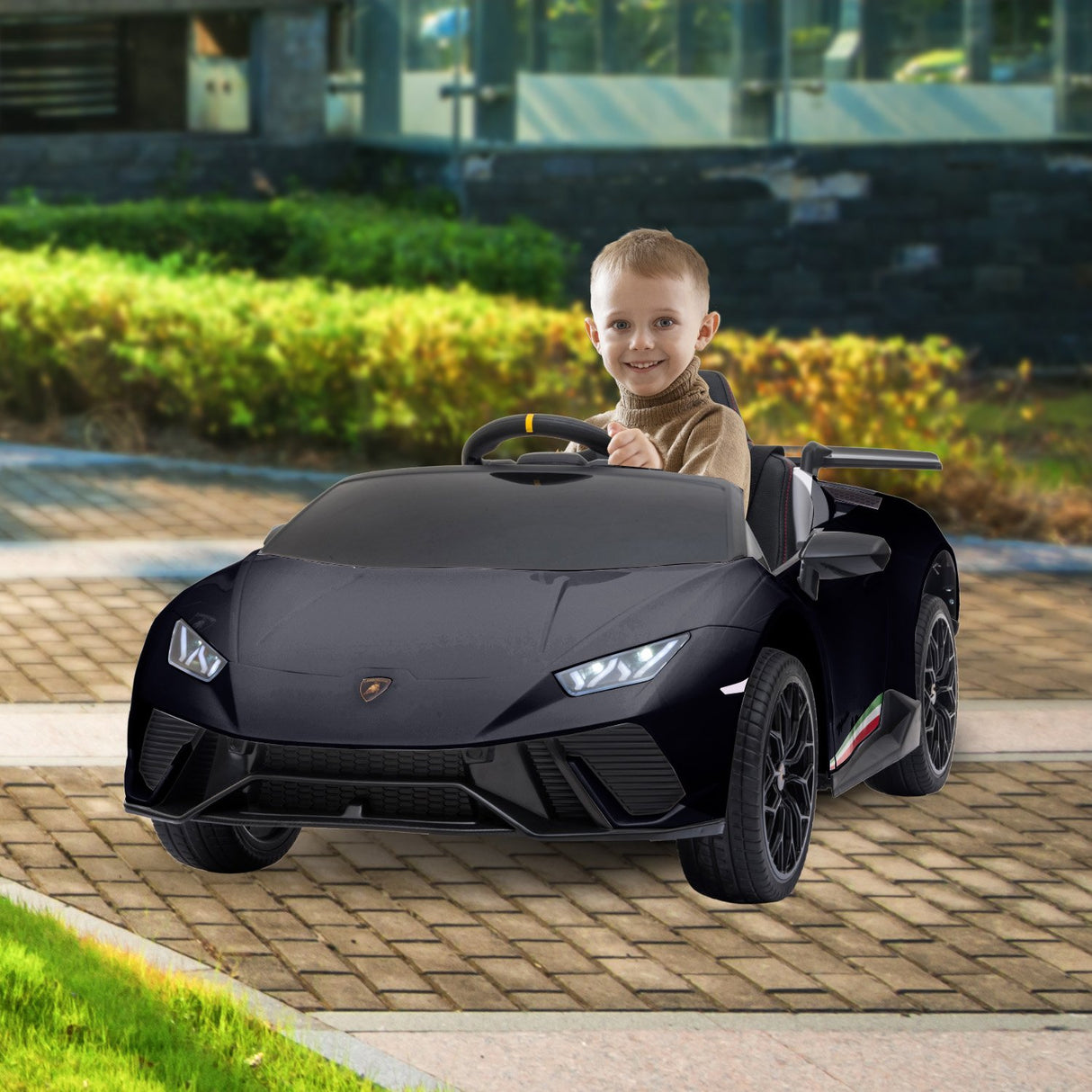 Lamborghini Performante Kids Electric Ride On Car Black