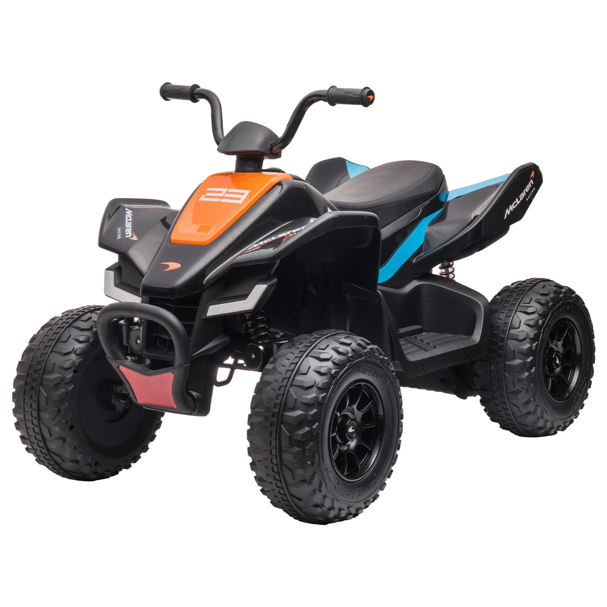 MCL35 McLaren Kids Toy Ride On Electric Quad Bike - Black