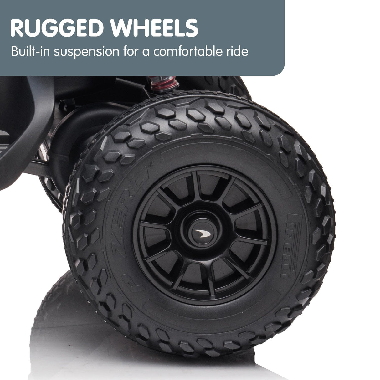 MCL35 McLaren Kids Toy Ride On Electric Quad Bike - Black
