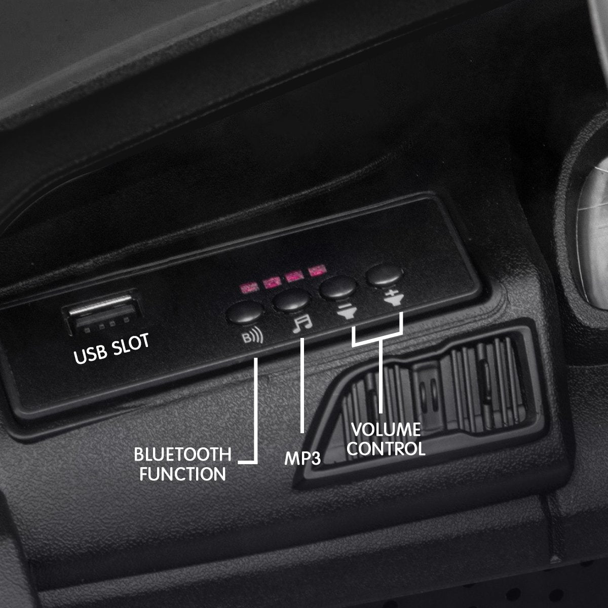 Audi Sport Licensed Kids Electric Ride On Car Remote Control Black