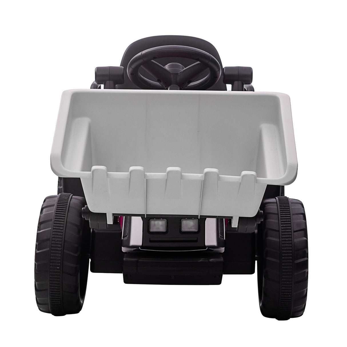 Kahuna MX-611C Kids Electric Ride On Car Tractor Digger Loader Grey