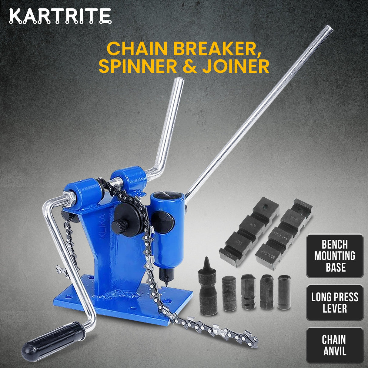 Kartrite Bench Mounted Chainsaw Chain Breaker and Joiner
