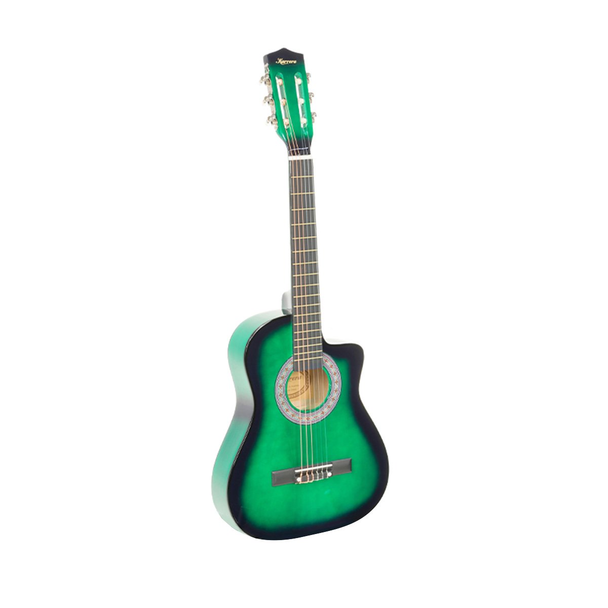 Karrera Childrens 34in Acoustic Guitar Kids - Green