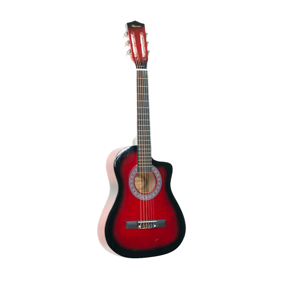 Karrera Childrens 34in Acoustic Guitar Kids - Red