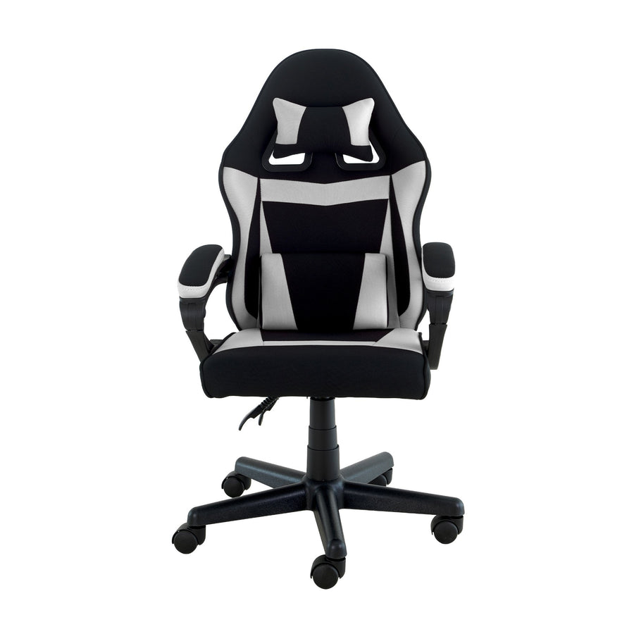 Sarantino Antre Kids Study Gaming Chair Black White Computer Seat Adjustable Height Ergonomic S