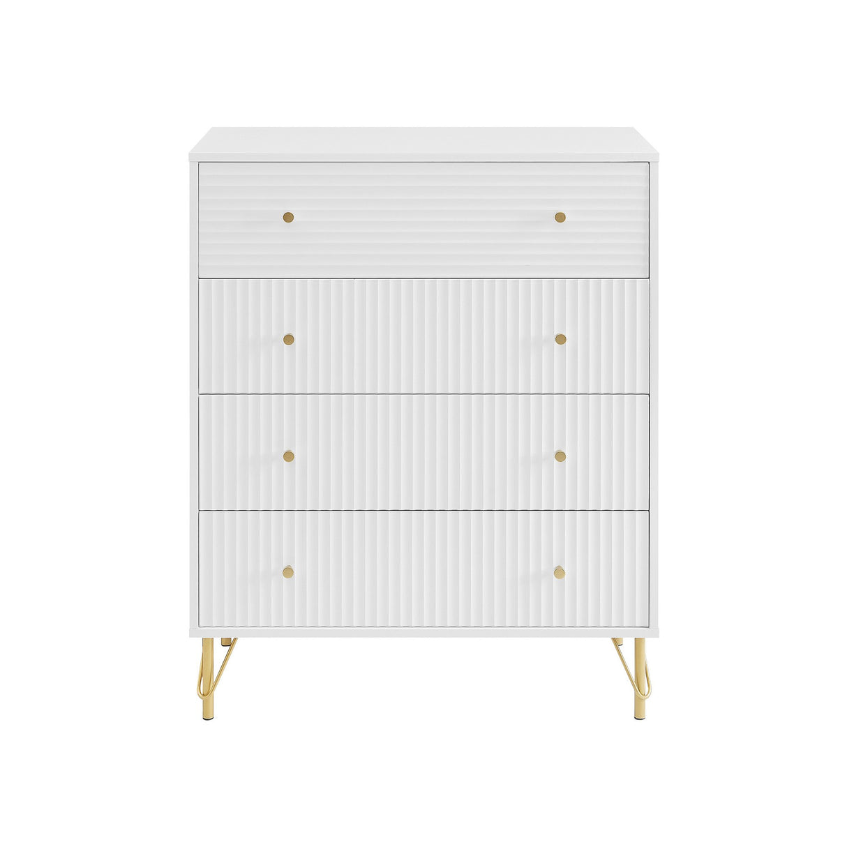 Sarantino Rocco Chest of Drawers in White