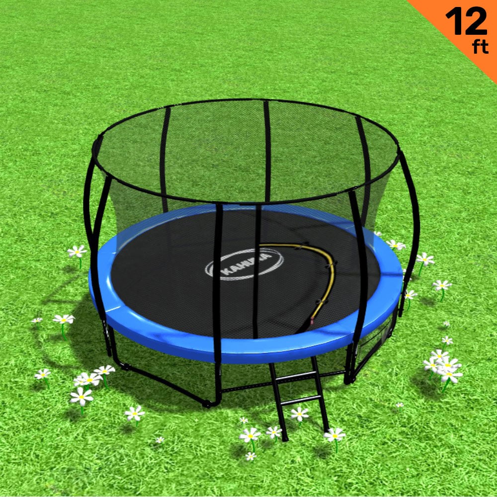Kahuna 12 ft Trampoline - Blue