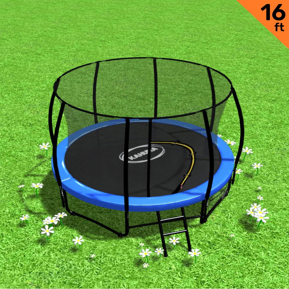 Kahuna 16 ft Trampoline - Blue