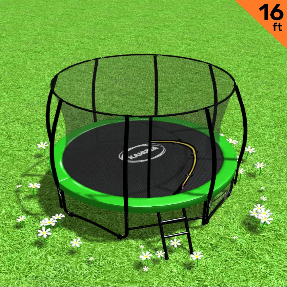 Kahuna 16 ft Trampoline - Green