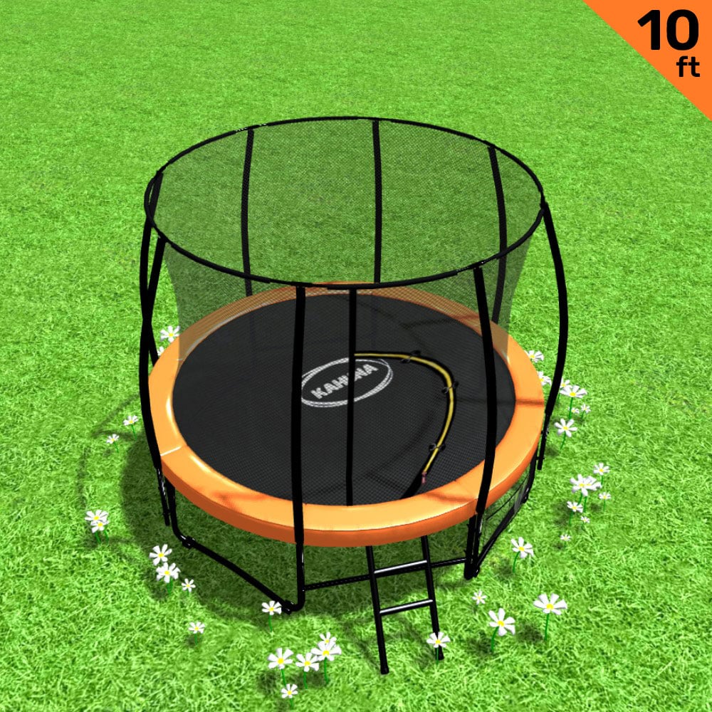 Kahuna Classic 10 ft Trampoline - Orange