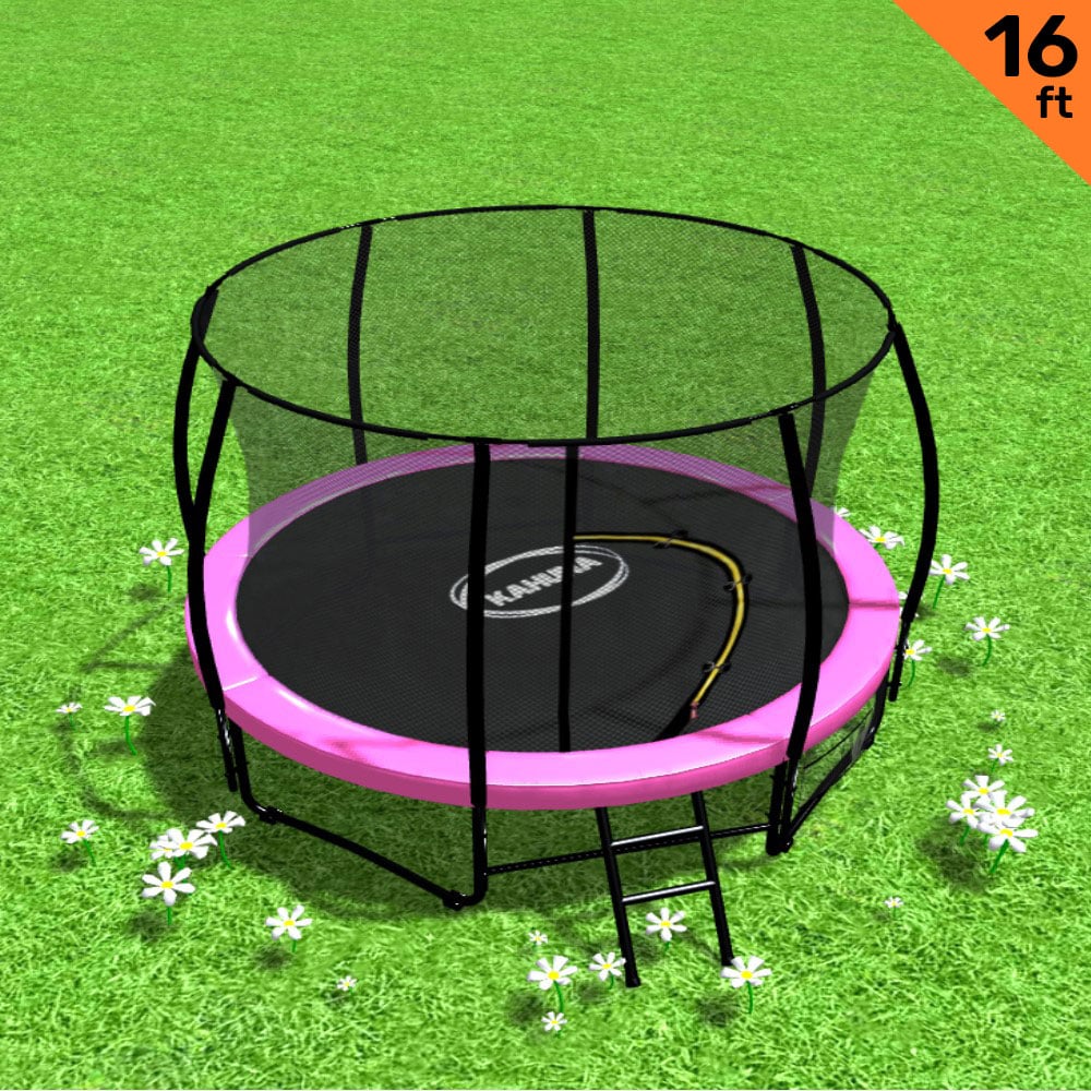 Kahuna 16 ft Trampoline - Pink