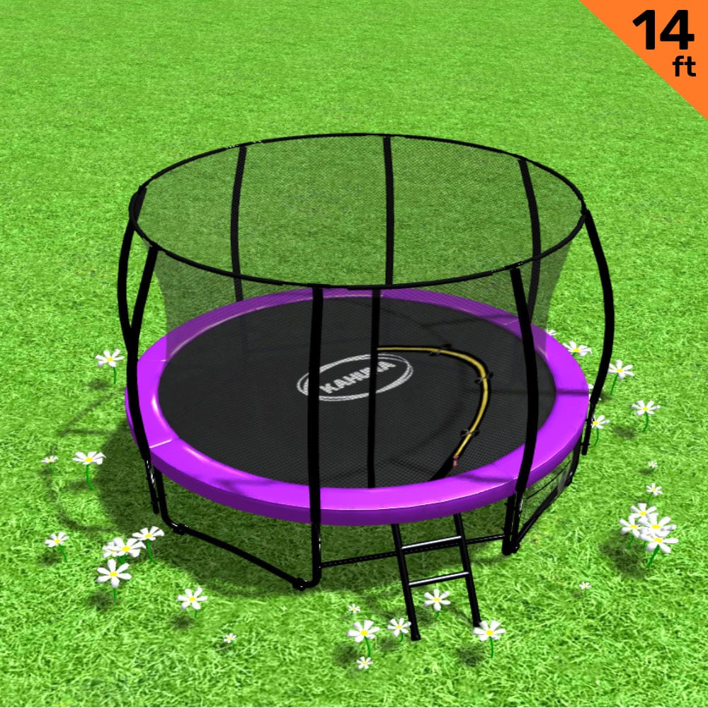 Kahuna 14 ft Trampoline - Purple