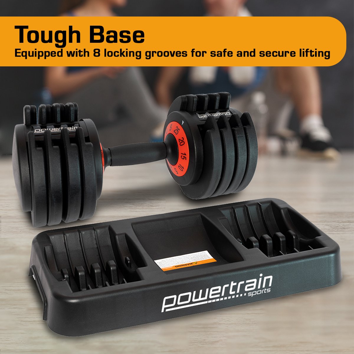 Powertrain GEN2 Pro Adjustable Dumbbell Weights - 25kg