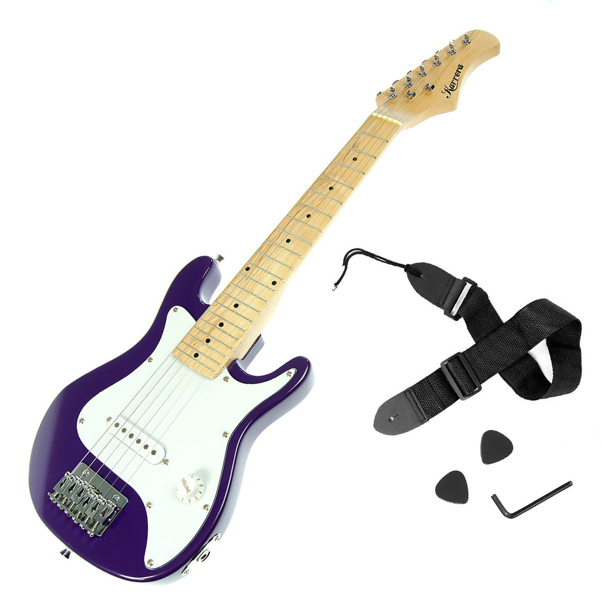 Karrera Electric Childrens Guitar Kids - Purple