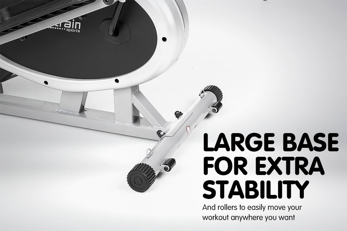 Powertrain 5-in-1 Elliptical Cross Trainer Bike with Dumbbell Sets