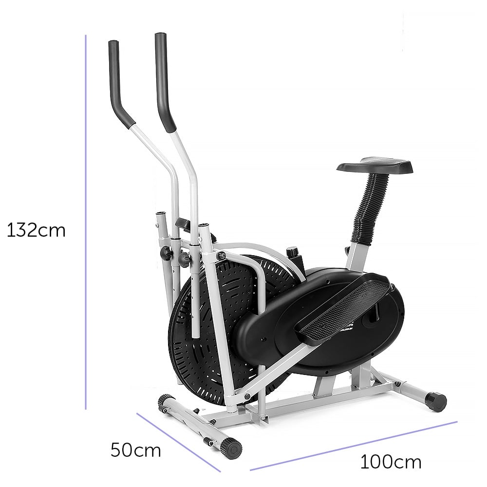 Powertrain 2-in-1 Elliptical Cross Trainer and Exercise Bike