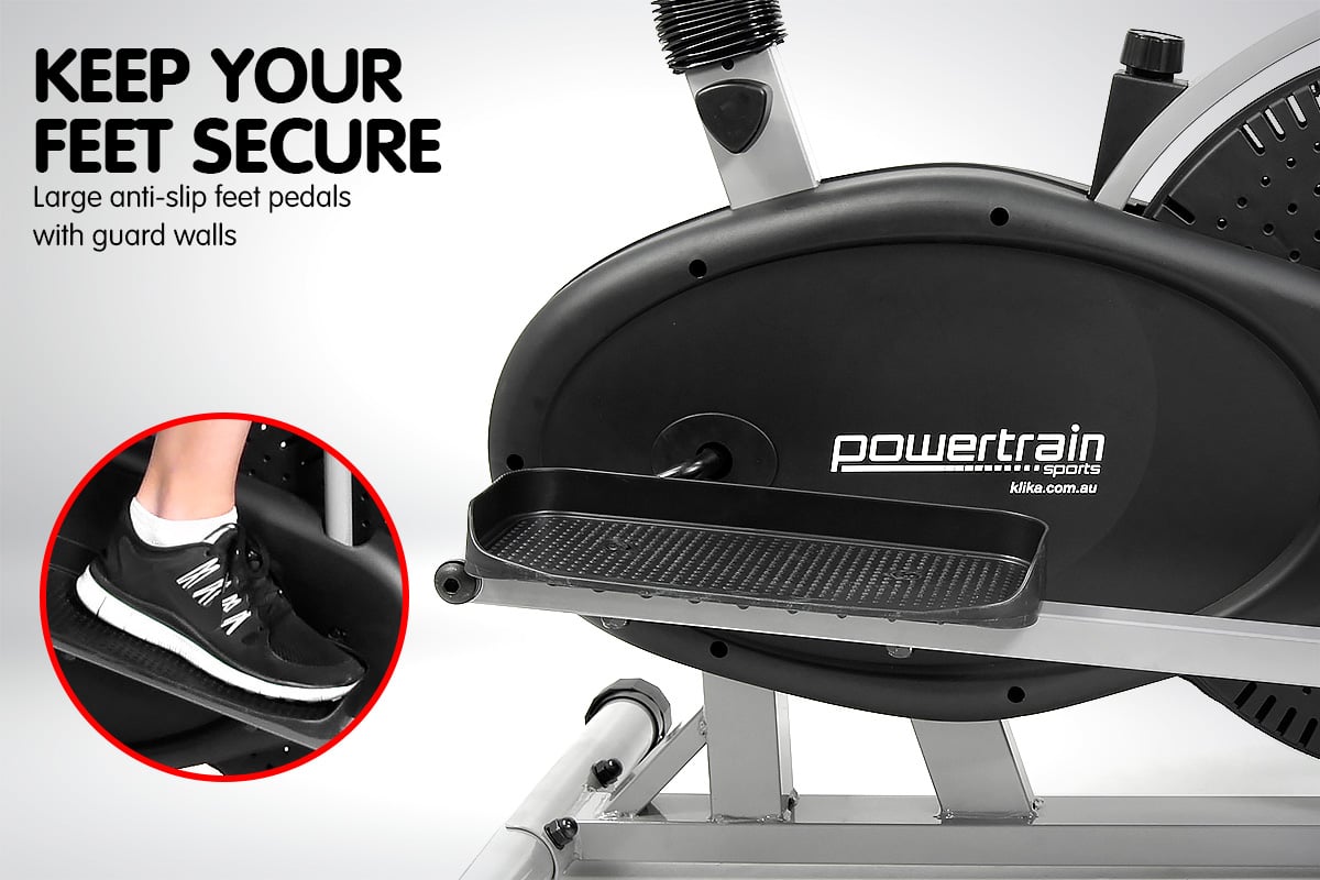 Powertrain 2-in-1 Elliptical Cross Trainer and Exercise Bike