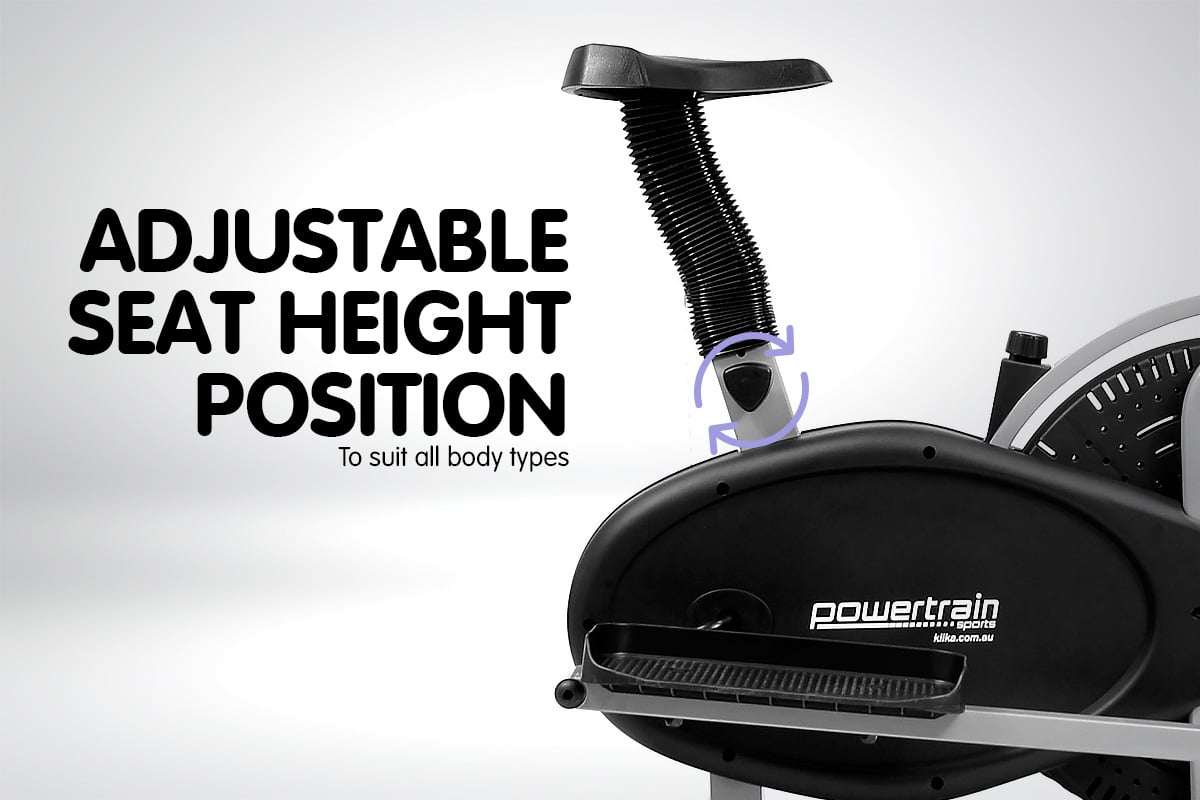 Powertrain 2-in-1 Elliptical Cross Trainer and Exercise Bike