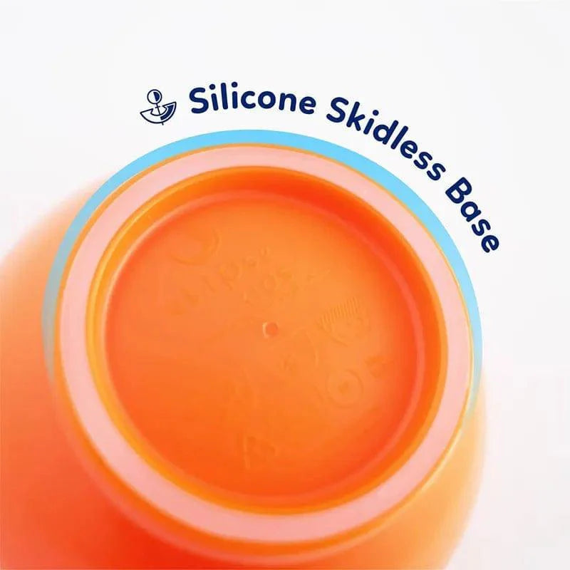 Elipse Kids Spill-Proof Anti-Slip Bowl Stage 1 | Single Pack with Lid Orange-2006733339322617856