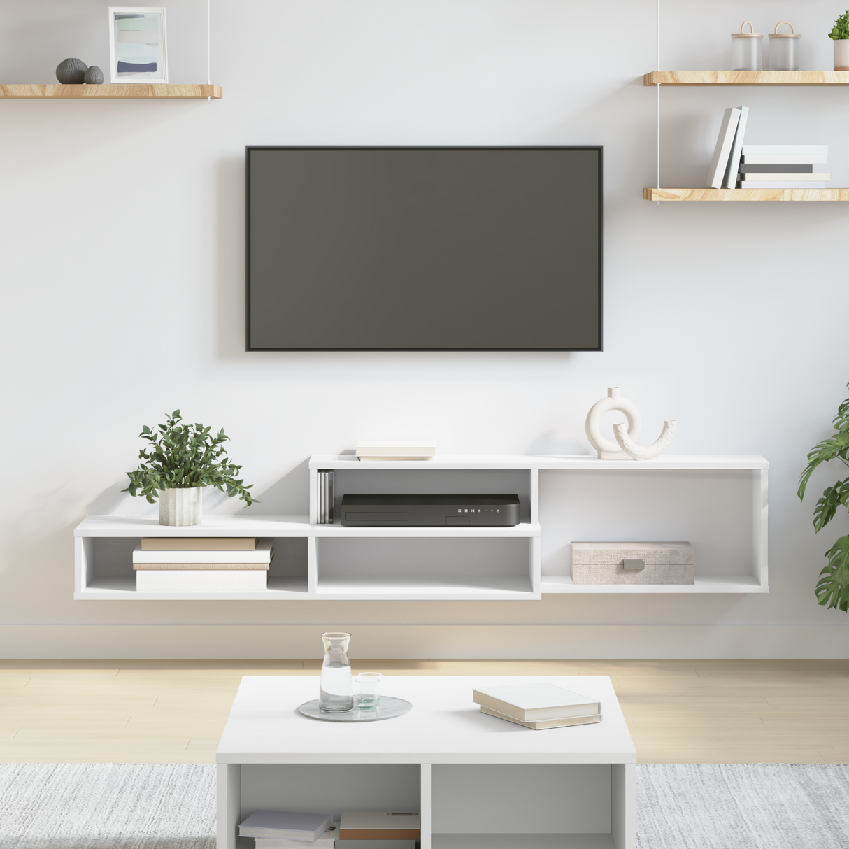 WallTVStand 150x25x28,5cm Engineered Wood
