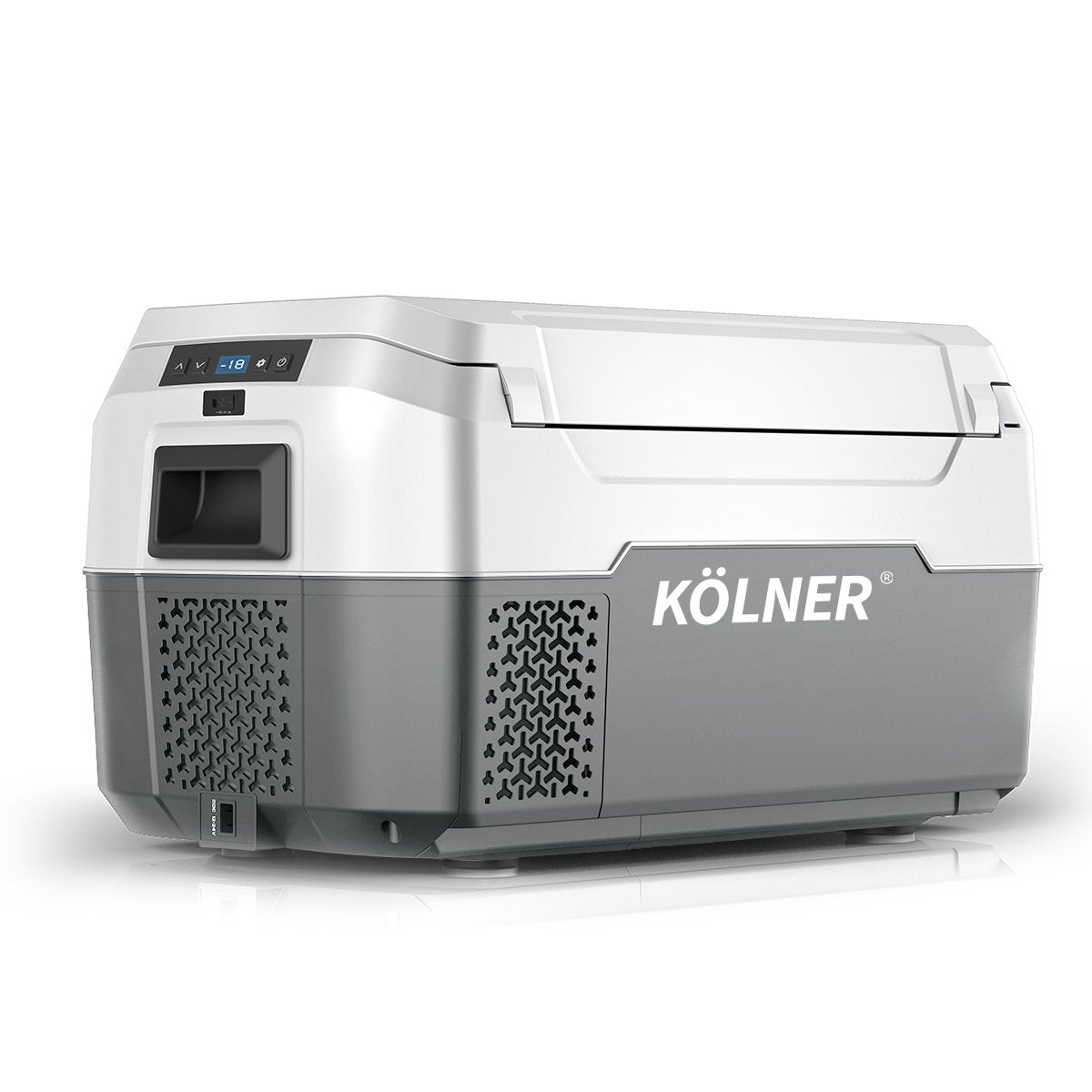 Kolner 20L Portable Camping Fridge Cooler Freezer Refrigerator Grey