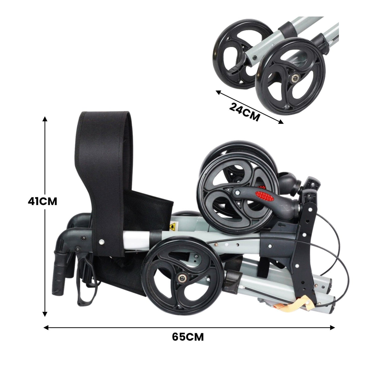 Orthonica Folding Rollator Walker