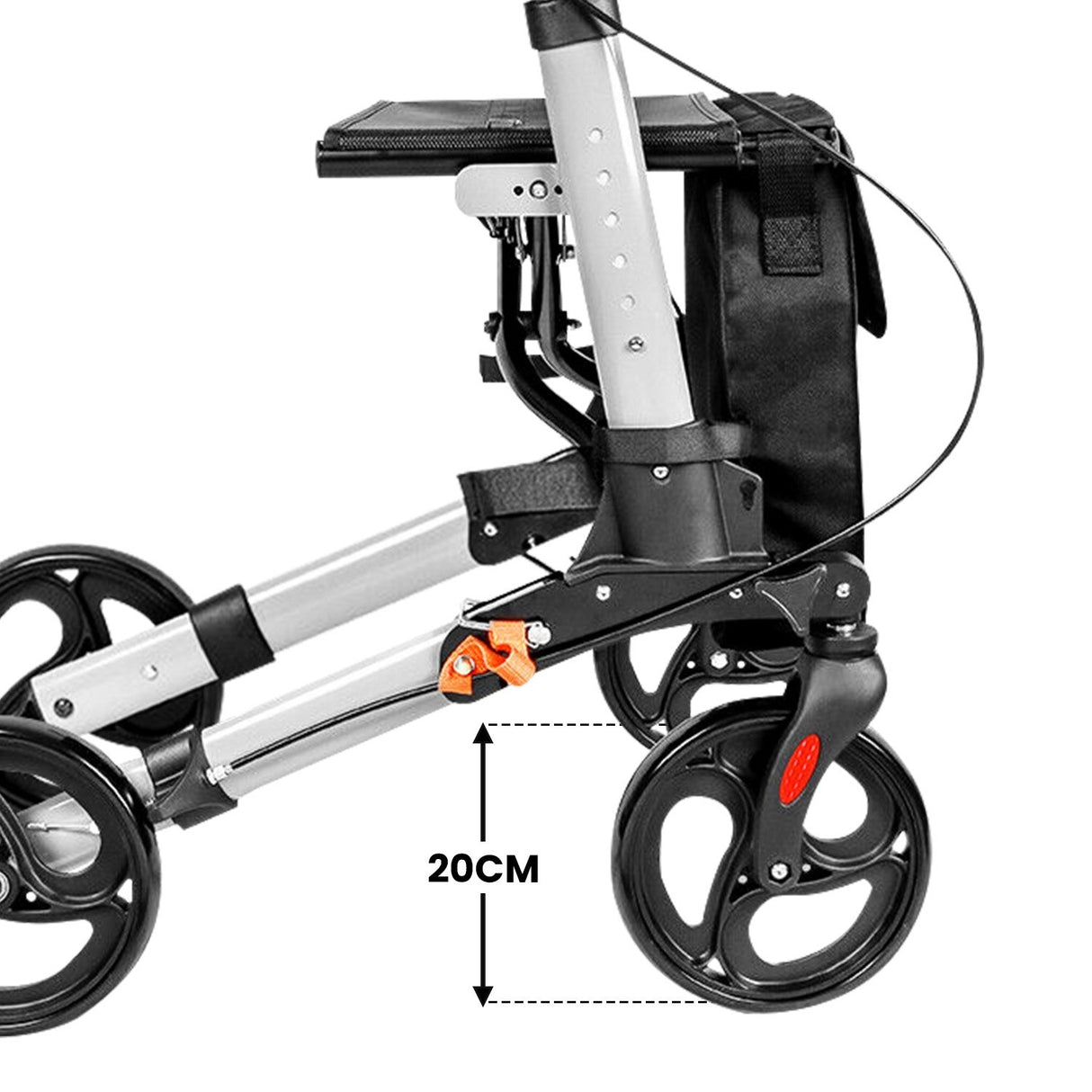 Orthonica Folding Rollator Walker