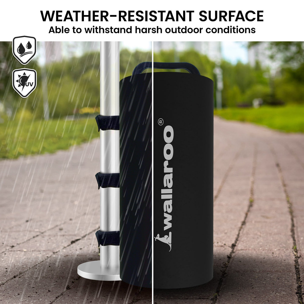 Wallaroo Gazebo Weight Bag Pods 4pcs in Black