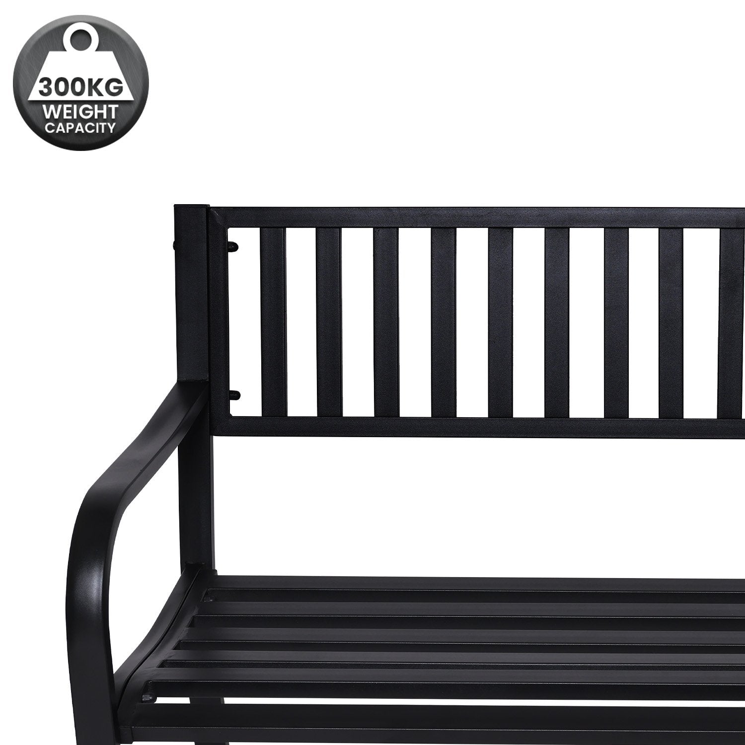 Wallaroo Steel Outdoor Garden Bench - Modern
