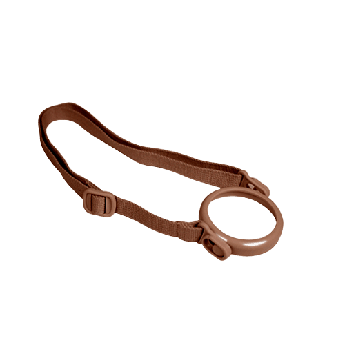 Grosmimi Straw Cup Strap Gold Brown-2006733470591750144