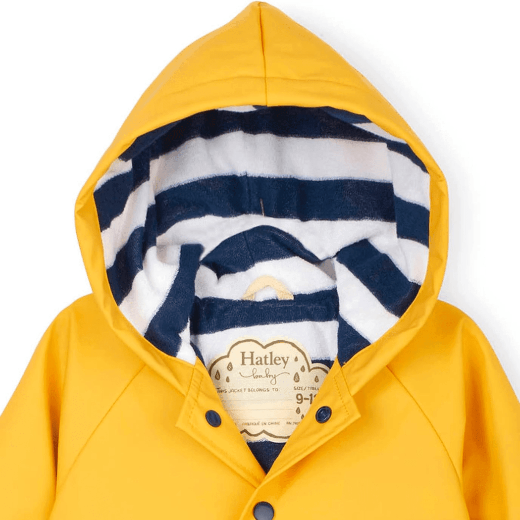 HATLEY Baby Raincoat | Yellow Size 9-12 Months-2006733330569105409