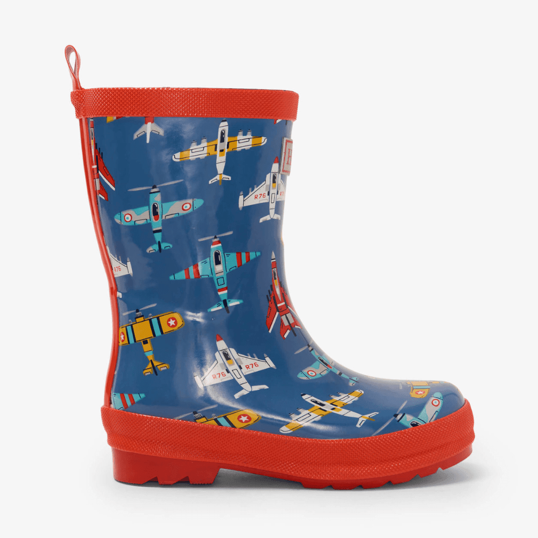HATLEY Shiny Kids Rain Boots | Unicorn Sky Dance size 6-2006733346243219457
