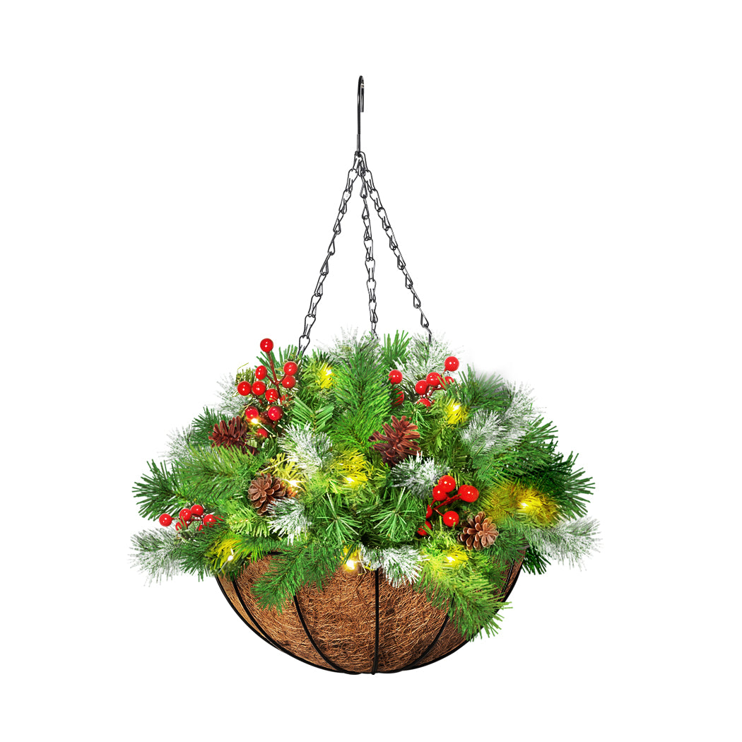 Santaco Christmas Hanging Basket Ornaments 25CM-2006732942675677184
